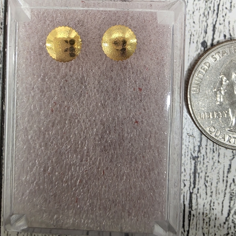 Bhoomi Elegant Gold Dangle Earrings - Picture 3 of 3